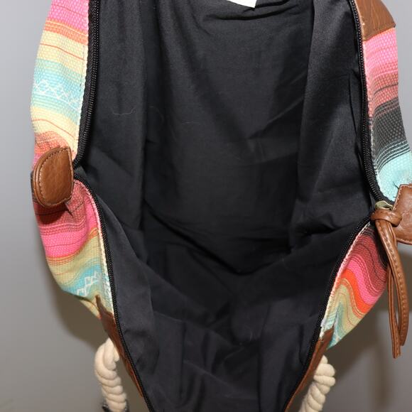 Billabong Striped Canvas Tote Bag - Picture 6 of 7